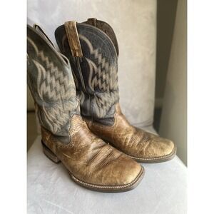 Ariat Brown and Black Cowboy Boots